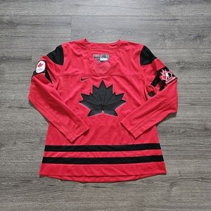 Nike Team Canada Olympics Hockey Jersey Womens XL